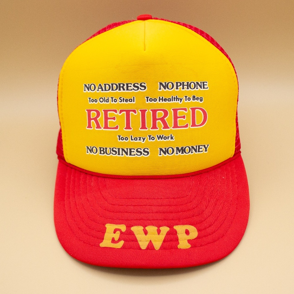 Retired Novelty Otto Brand Trucker Snap Back Cap Men's Size OSFM